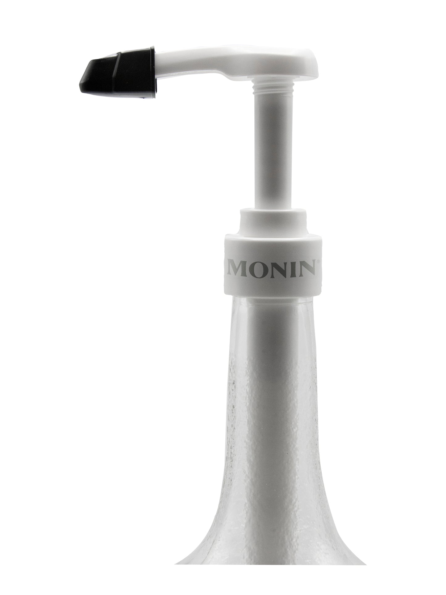 Pompe sirop Monin pour bouteille de verre de 750 ml (blanche/noire)