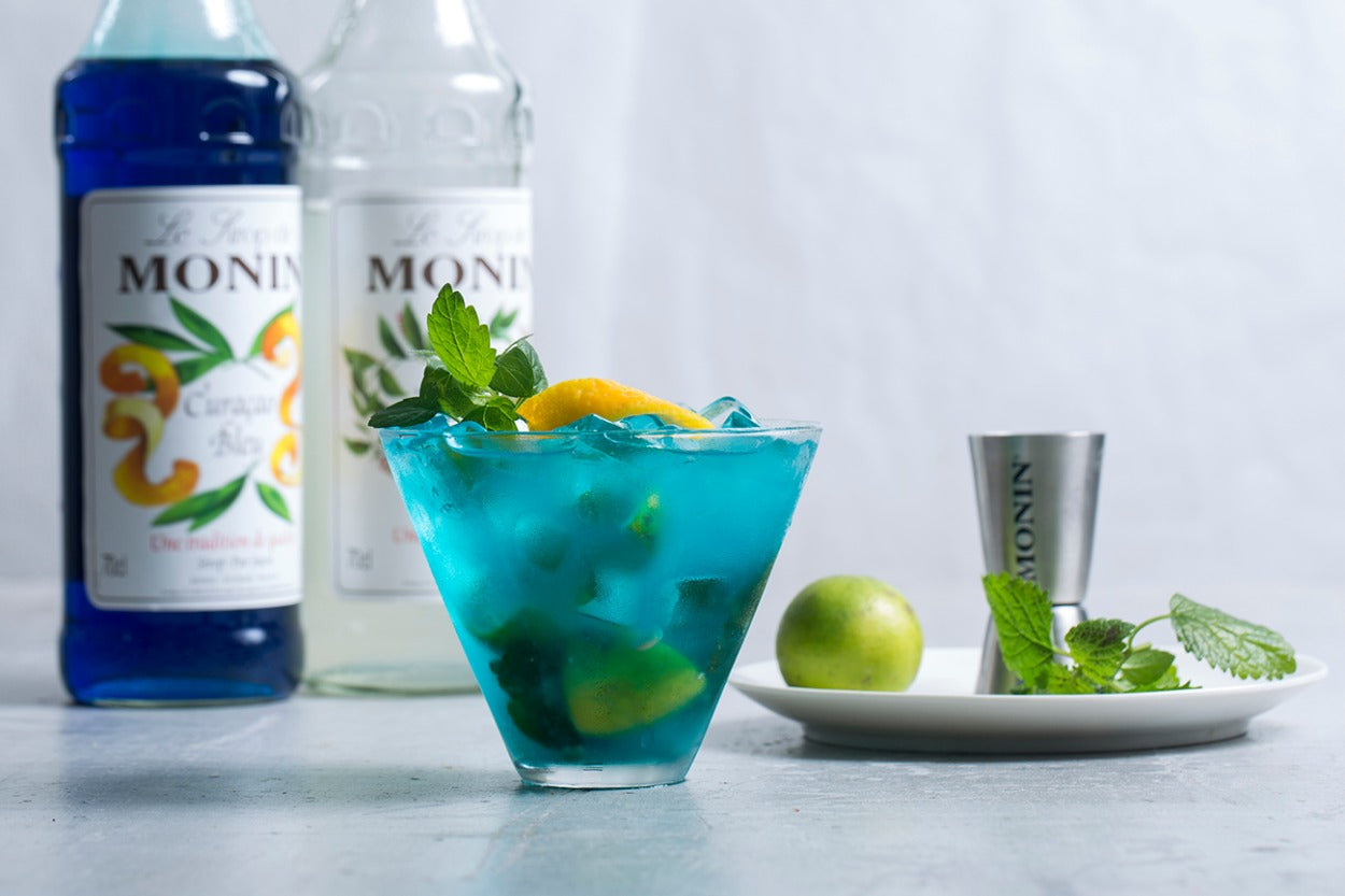 Sirop de curaçao bleu (Blue Curacao)