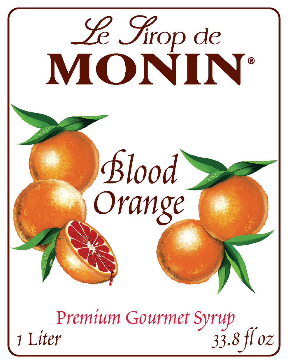 Sirop d'orange sanguine (Blood Orange)