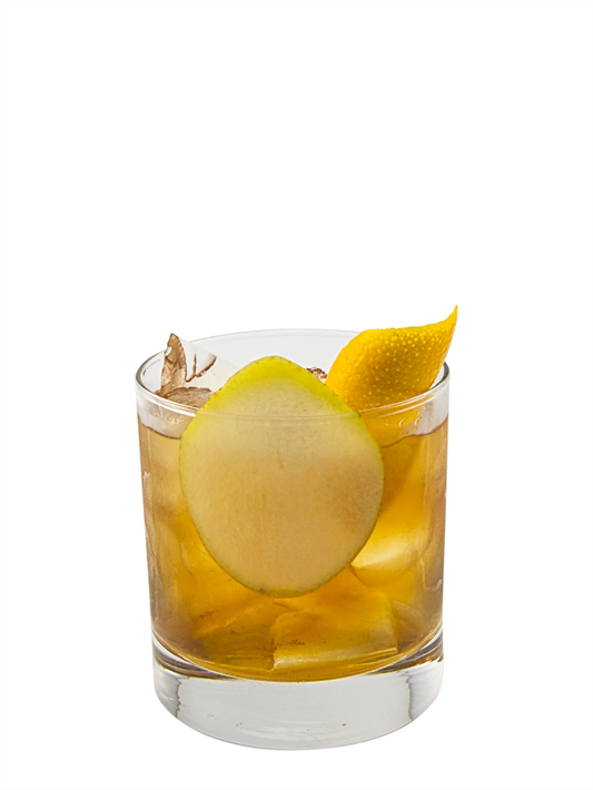 maple spiced pear old fashioned