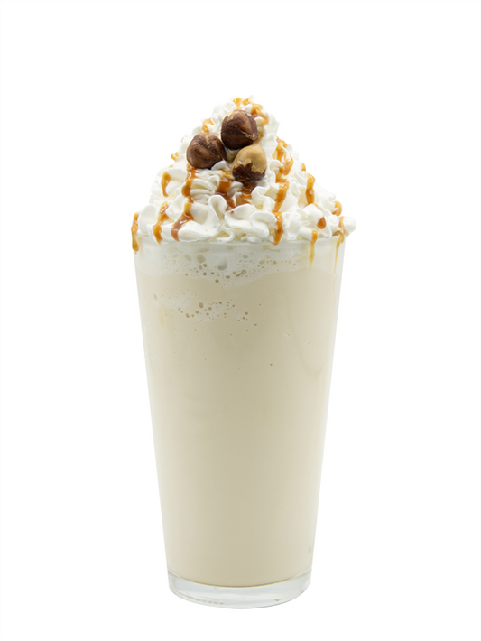 salted caramel hazelnut shake