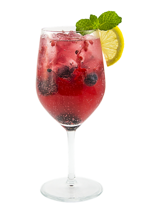 sparkling wildberries soda