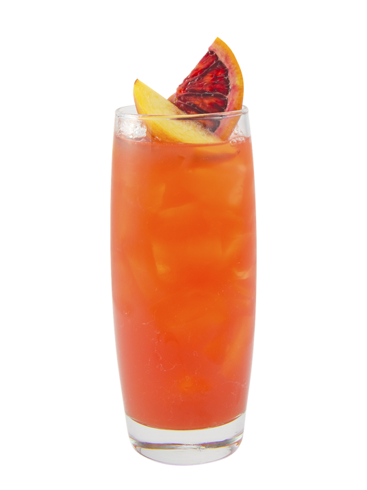 blood orange peach lemonade