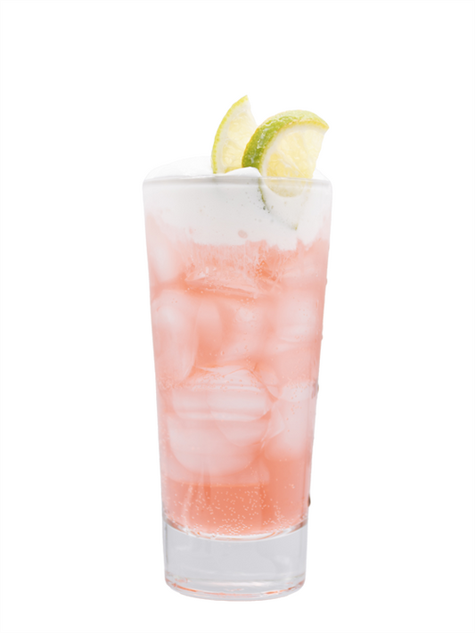 blissful strawberry dirty soda