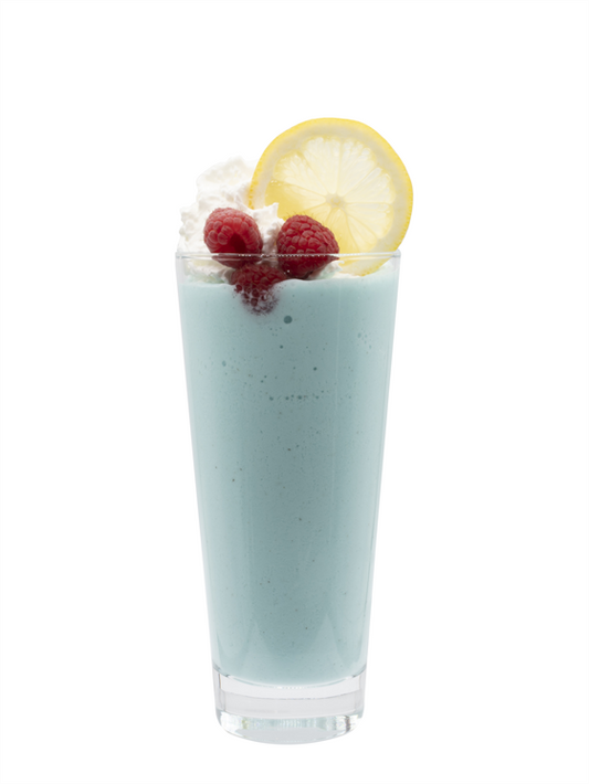 blue raspberry lemon shake