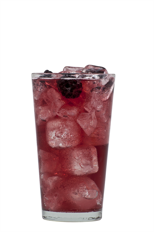 black raspberry sparkling soda