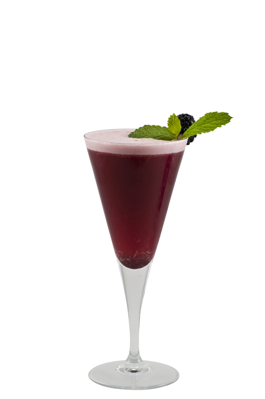 wild blackberry mint martini