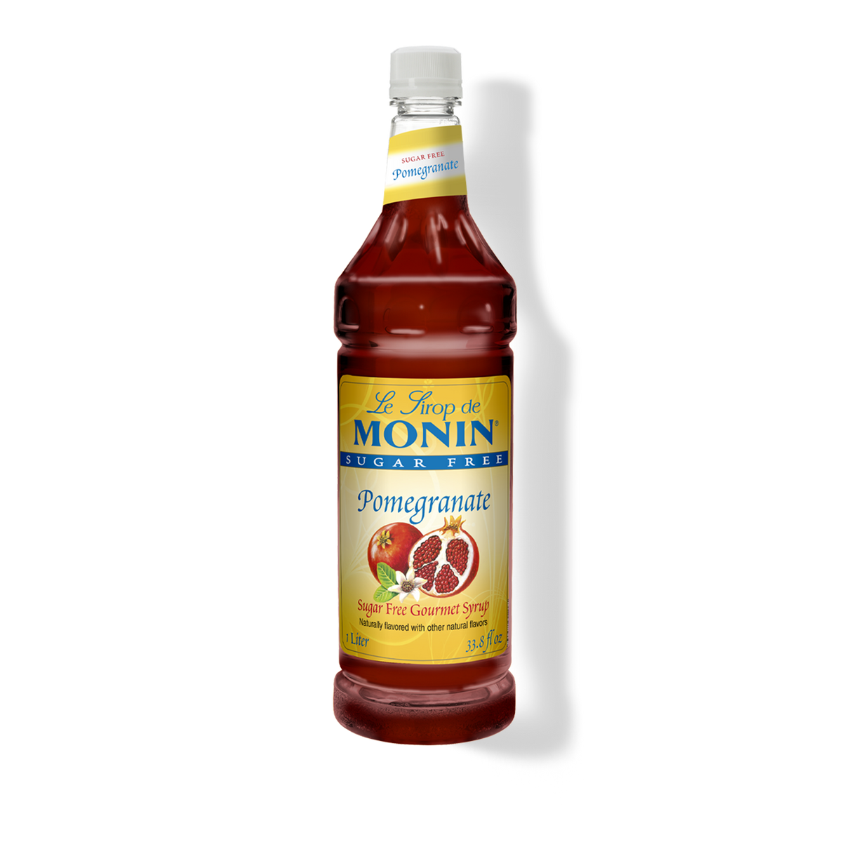 Monin Sugar Free Pomegranate Syrup 1 L bottle