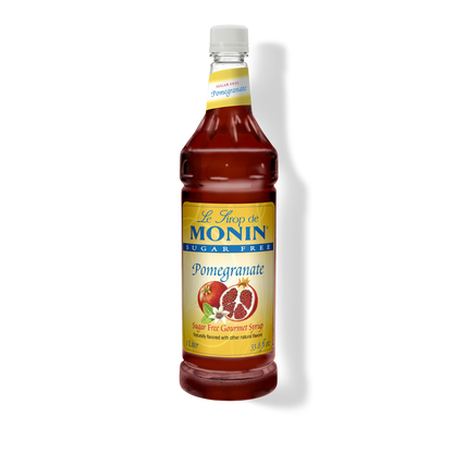 Monin Sugar Free Pomegranate Syrup 1 L bottle