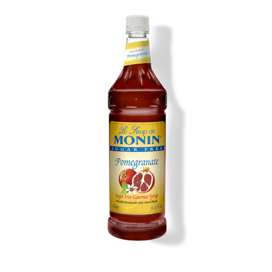 Monin Sugar Free Pomegranate Syrup 1 L bottle