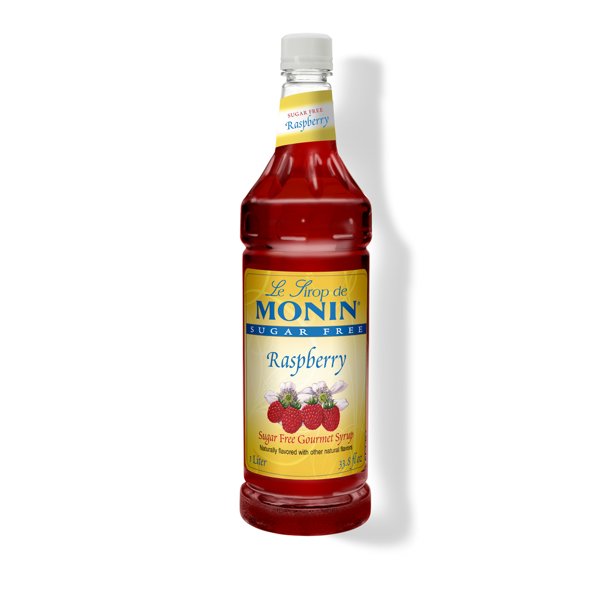 Monin Sugar Free Raspberry Syrup 1L bottle