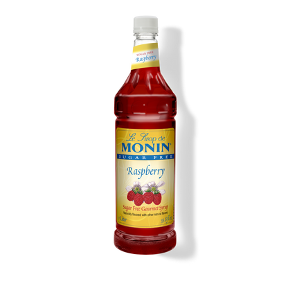 Monin Sugar Free Raspberry Syrup 1L bottle