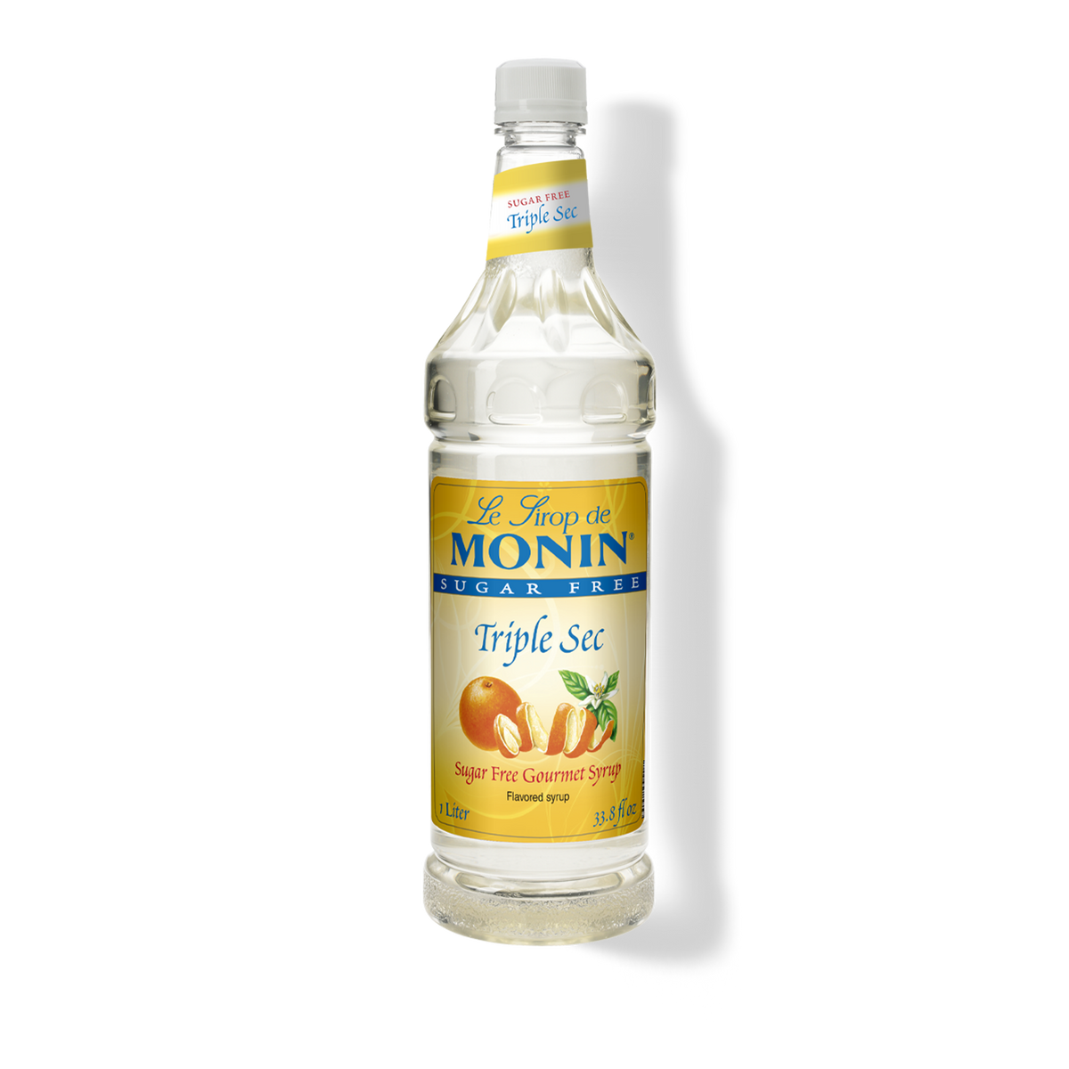 Monin Sugar Free Triple Sec Syrup 1 L bottle