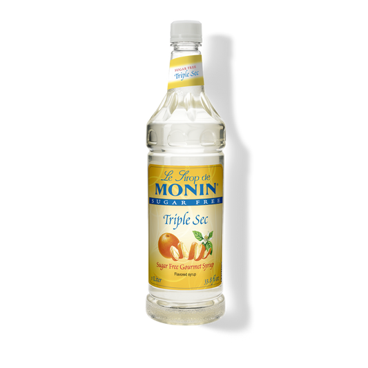 Monin Sugar Free Triple Sec Syrup 1 L bottle