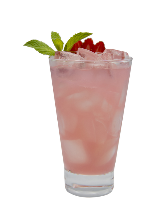 strawberry coconut dirty soda