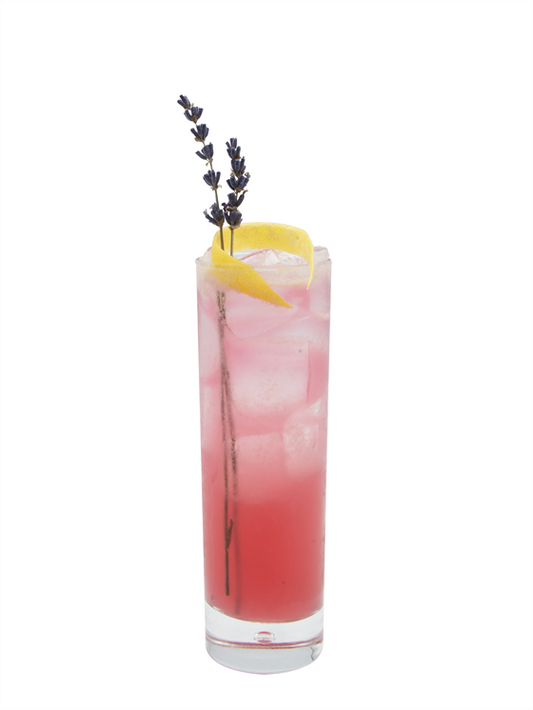 lavender hibiscus highball