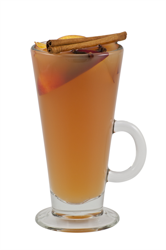 autumn peach ginger toddy