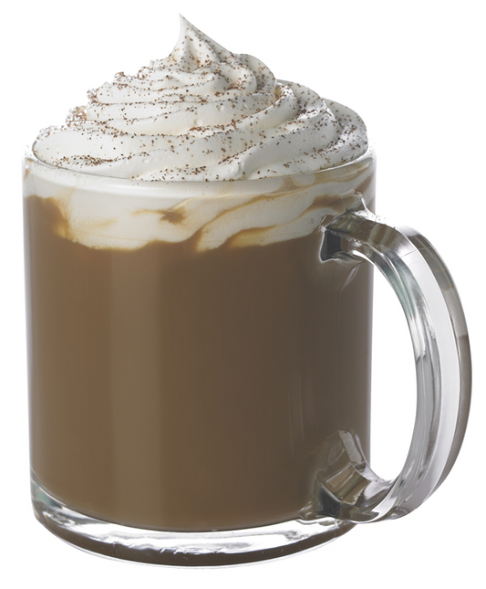 fresh baked cinnamon bun latte