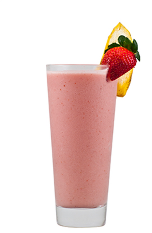 strawberry banana yogurt smoothie