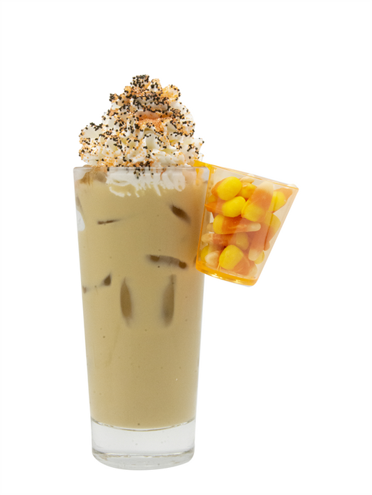 kind of corny iced latte