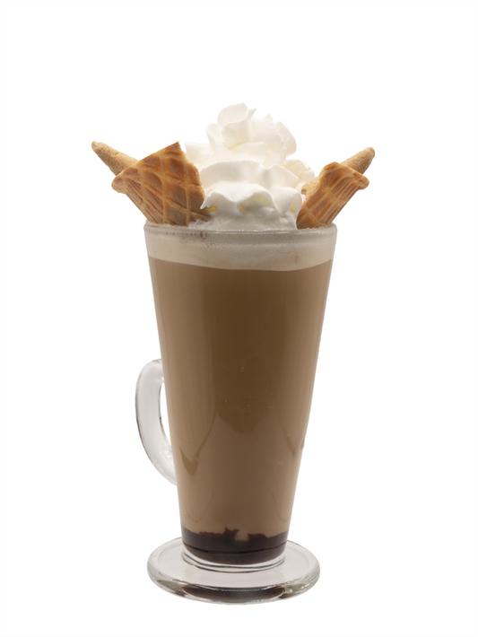 waffle cone latte