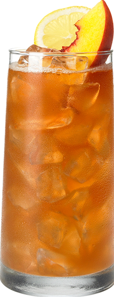 white peach iced tea