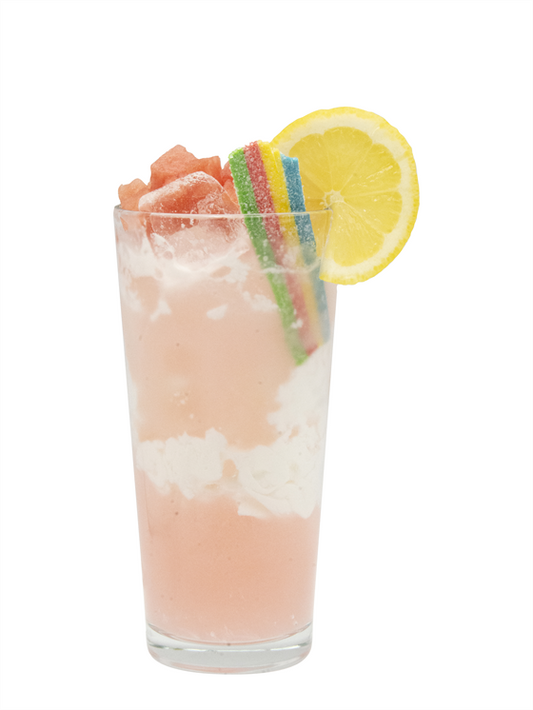 rainbow melon lemonade