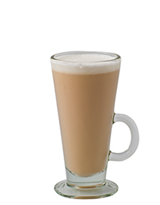 low sugar hazelnut latte