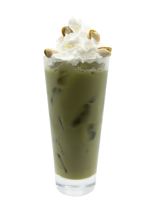 nutty green latte