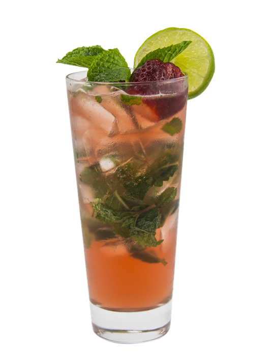 berry rosé mojito