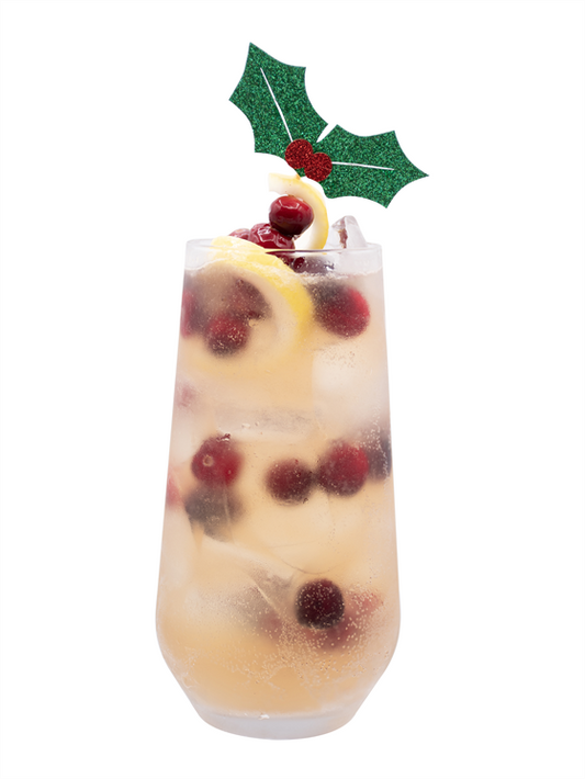 holly jolly cranberry sparkler