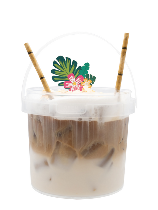 toasted coconut iced coffee bucket