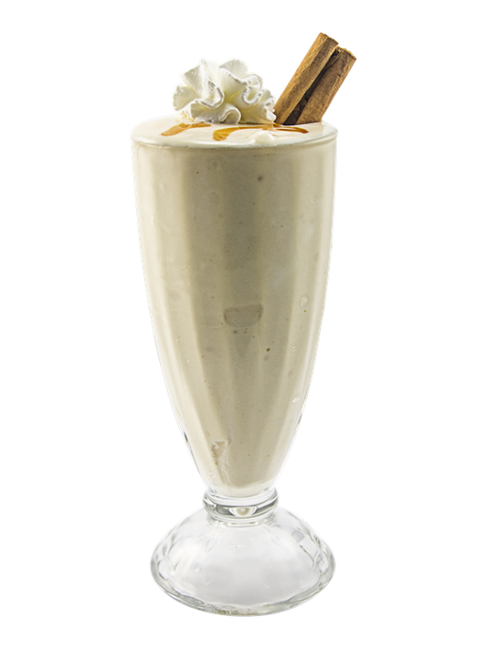 caramel apple butter milkshake