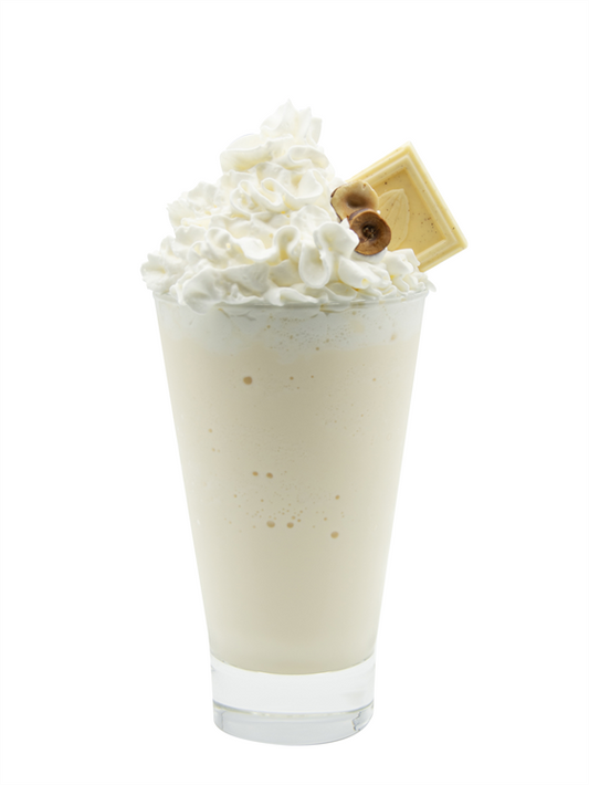 white chocolate hazelnut shake