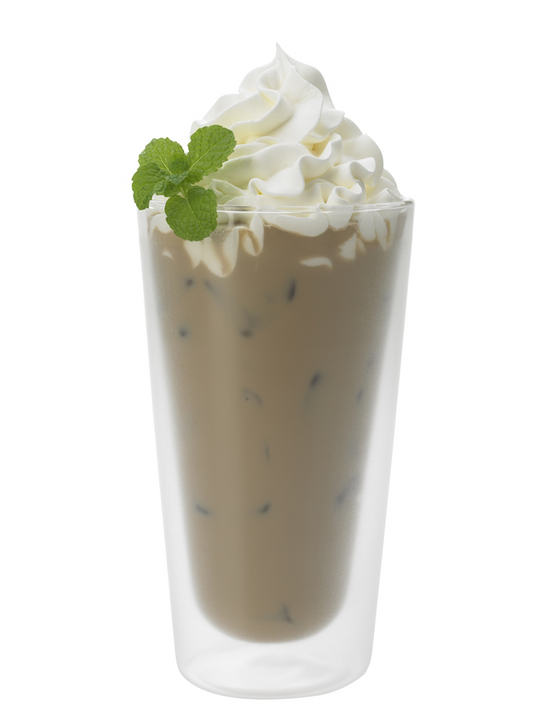 mint crème iced coffee