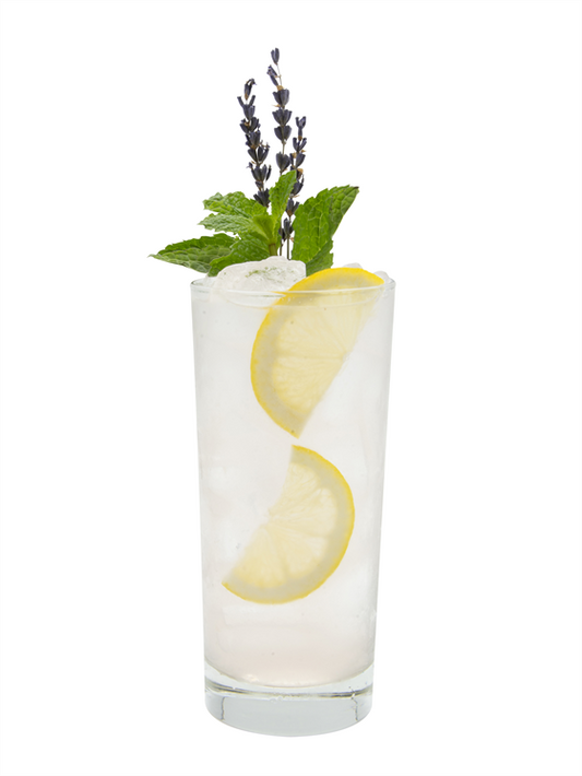 sugar free lavender sparkling lemonade