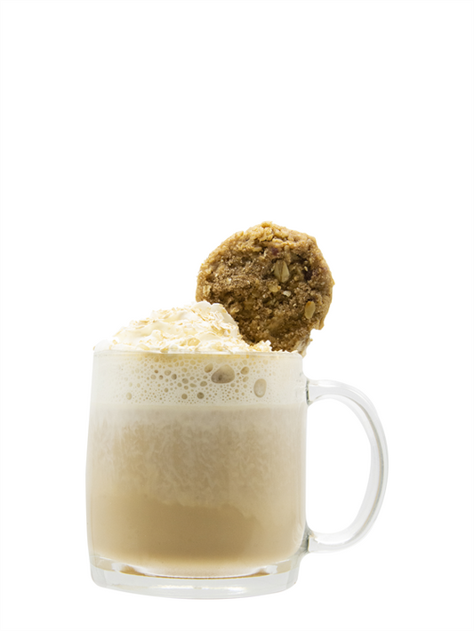 oats and cookies latte