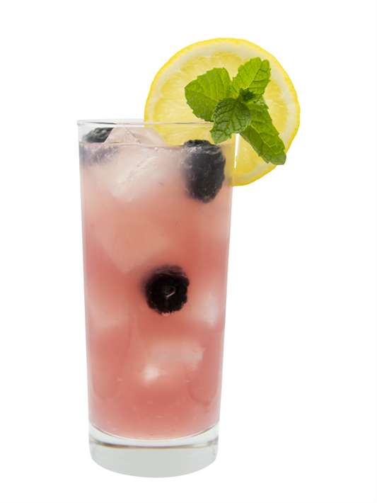 blackberry elderflower lemonade