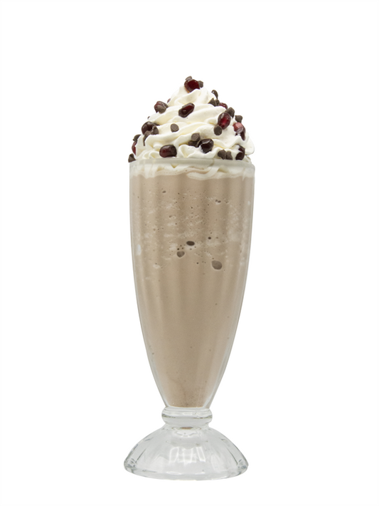 jeweled chocolate milkshake