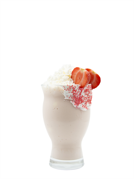 strawberry marshmallow milkshake