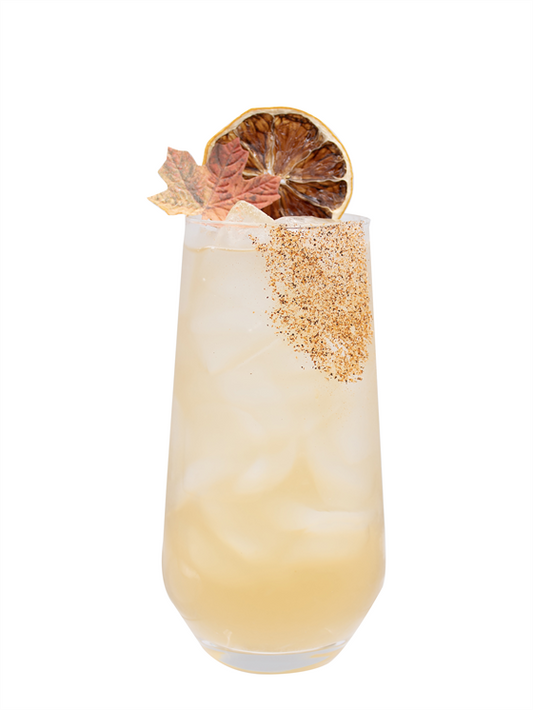 maple spiced rum lemonade