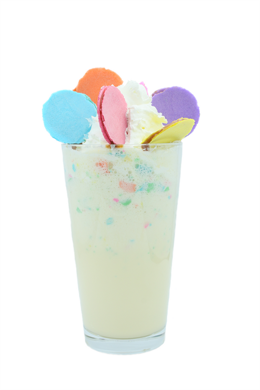 rainbow wafer milkshake