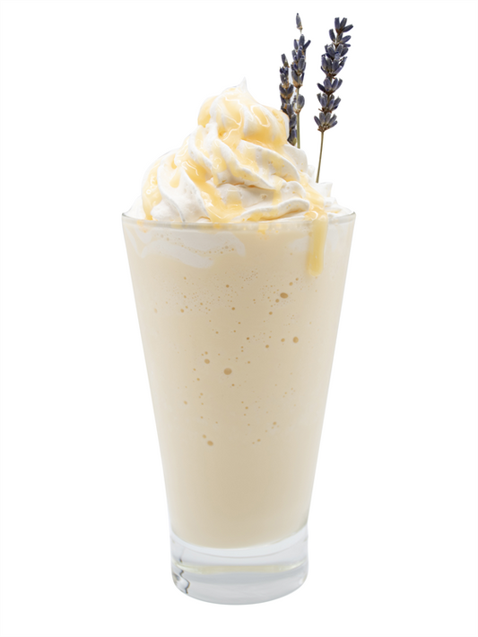 lavender white chocolate shake