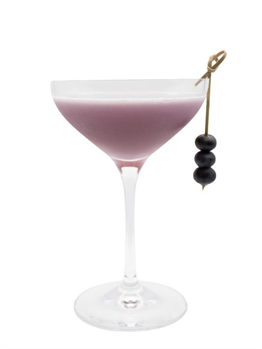 hand shaken blueberry daiquiri