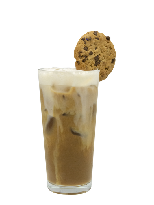 chocolate chip cookie iced latte