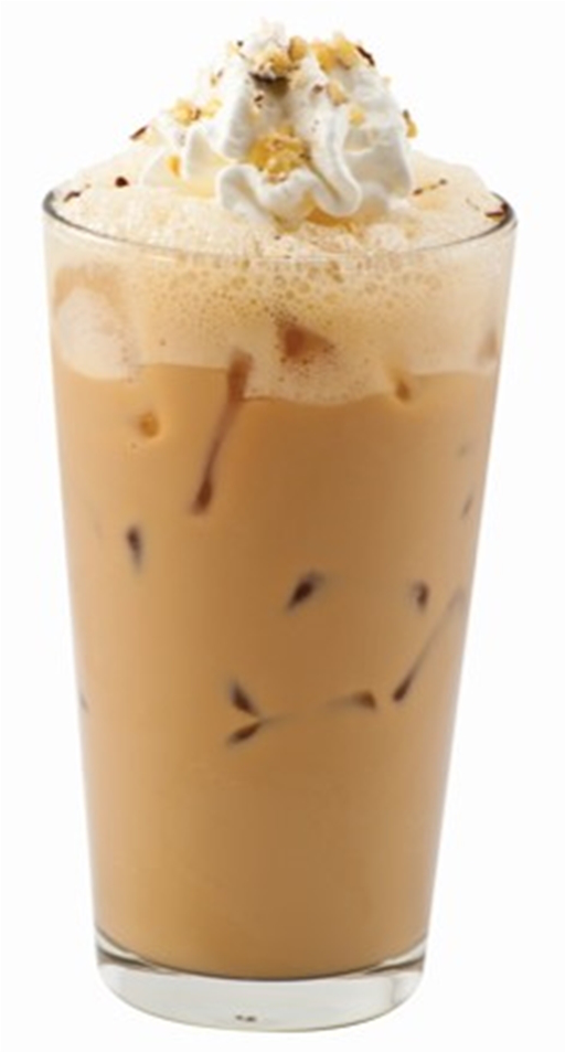 hazelnut iced coffee