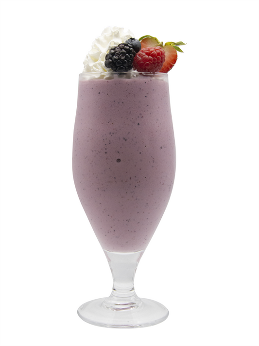 red berry burst milkshake