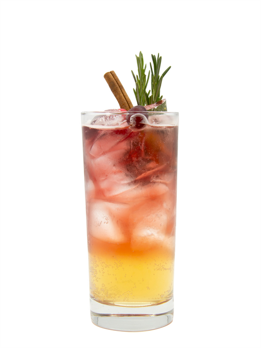 spiced cranberry fizz