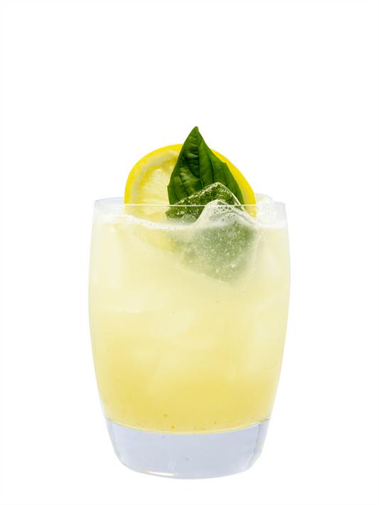 summer yuzu island mocktail