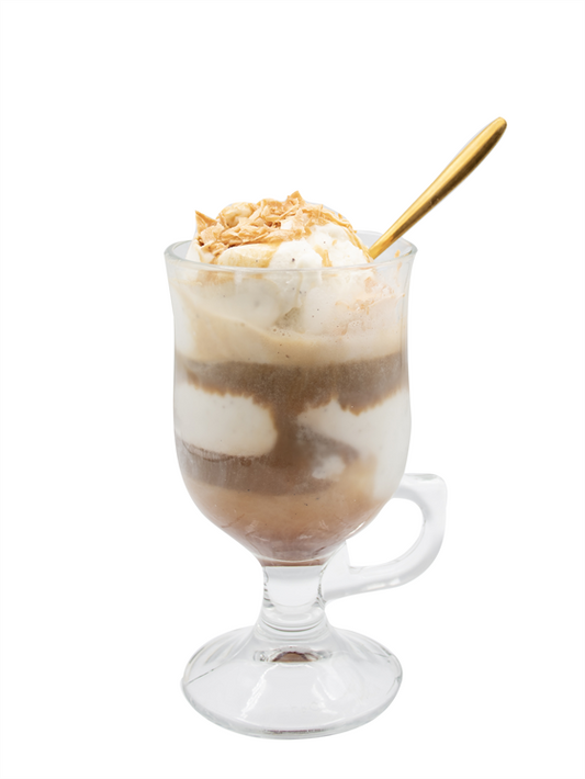 toasted coconut affogato